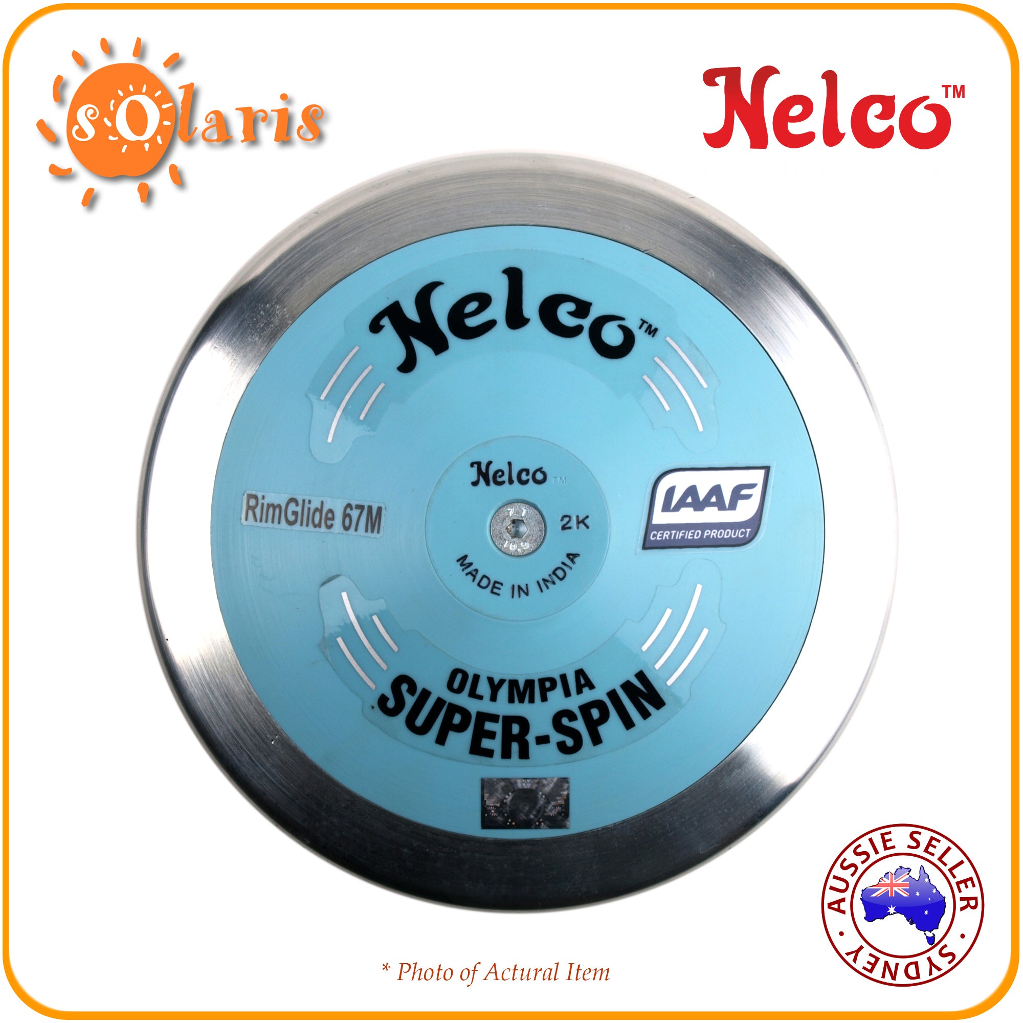 Nelco Super Spin Competition Discus - 2.00 Kg, Discuses - Canada