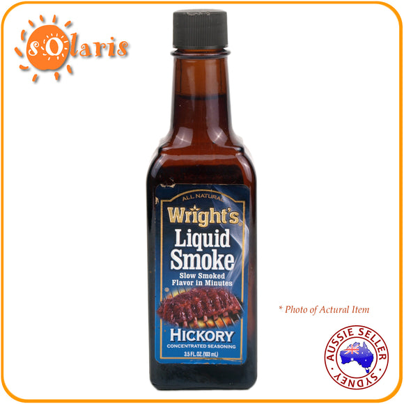 3.5oz Wright’s® Liquid Smoke Hickory Concentrated Seasoning Original from USA 103ml