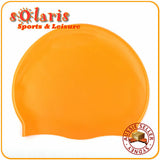 3x Silicone Swim Caps Single Colored One Size Fit All for Adult and Teenagers