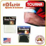 2x UNIQUE 1 inch Bicep Bands Made of Thick USA Terry Cotton High Sweat Absorbant