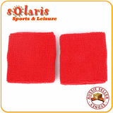 2x Cotton Sports Wristband Thick Comfortable Sweat Absorbent Elastic Wrist Towel