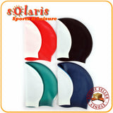 3x Silicone Swim Caps Dual Split Colored One Size Fit All for Adult and Teenager