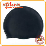 1x Silicone Swim Cap Single Colored One Size Fit All for Adult and Teenagers