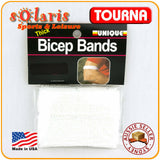 2x UNIQUE 1 inch Bicep Bands Made of Thick USA Terry Cotton High Sweat Absorbant