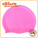 1x Silicone Swim Cap Single Colored One Size Fit All for Adult and Teenagers