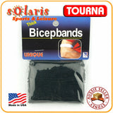 2x UNIQUE 1 inch Bicep Bands Made of Thick USA Terry Cotton High Sweat Absorbant
