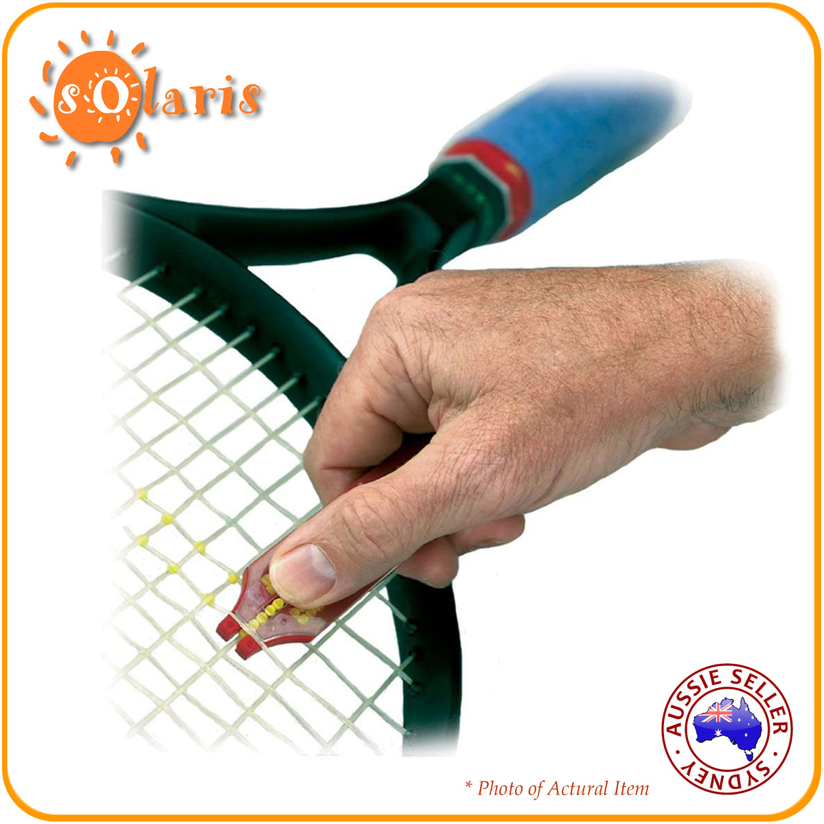 TOURNA Cross Tennis Racquet String Saver with Applicator – Solaris ...