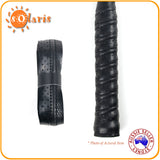 2X Ultra Contour Cushioned Replacement Tennis Racquet Grips with Stitched Ridge - Black